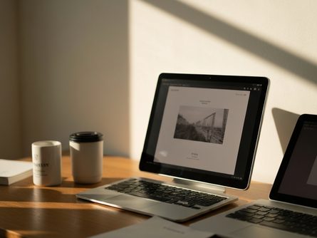 신선한 채소와 과일이 담긴 나무 상자와 농산물 직거래 시장 모습